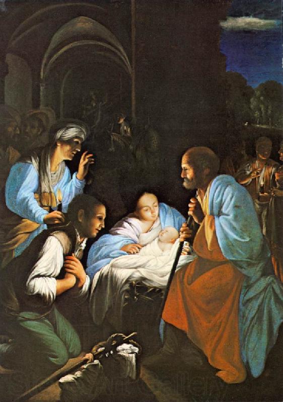 SARACENI, Carlo The Birth of Christ  f Germany oil painting art